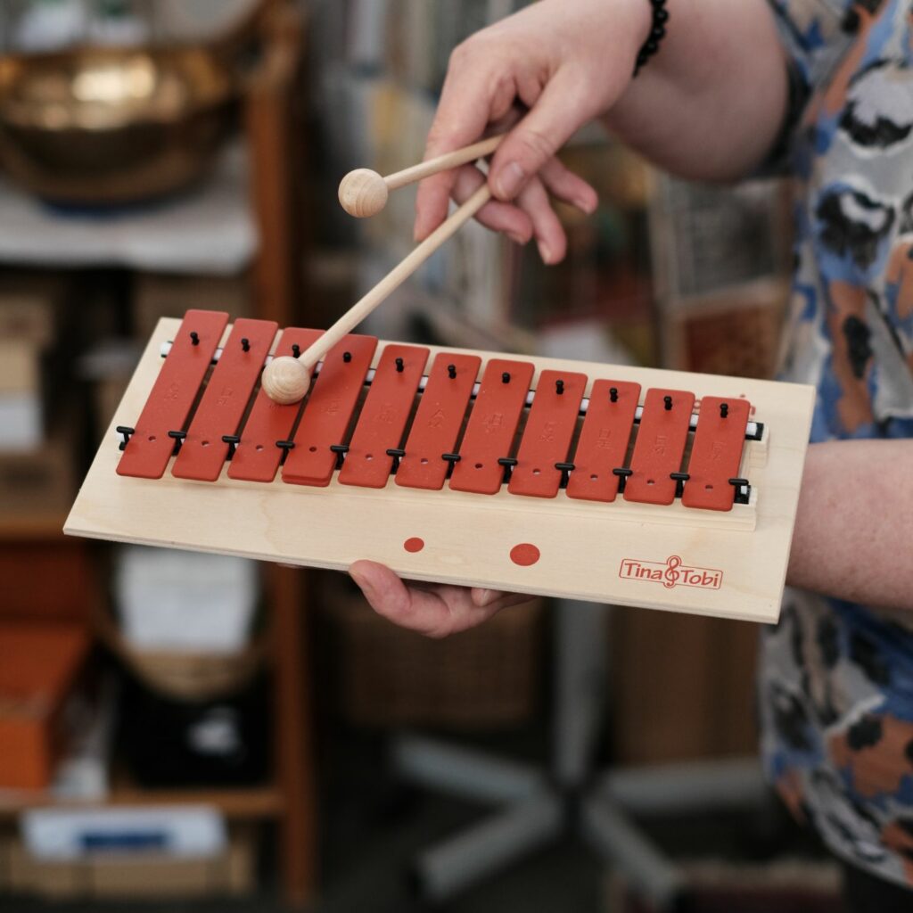 Glockenspiel mit 2 Schlegeln Musikalien Thein
